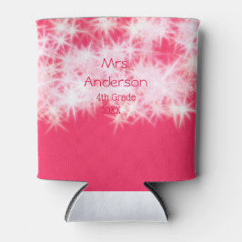 Rood roze glitter sprankeling Terug naar school le Blikjeskoeler