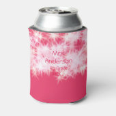 Rood roze glitter sprankeling Terug naar school le Blikjeskoeler (Blikje Achterkant)