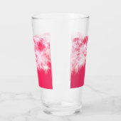 Rood roze glitter sprankeling Terug naar school le Glas (Links)