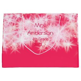 Rood roze glitter sprankeling Terug naar school le Groot Cadeauzakje