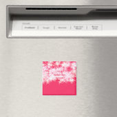 Rood roze glitter sprankeling Terug naar school le Magneet (Insitu (Vaatwasser))