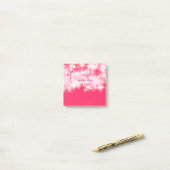 Rood roze glitter sprankeling Terug naar school le Post-it® Notes (Op bureau)