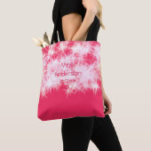 Rood roze glitter sprankeling Terug naar school le Tote Bag (Dichtbij)