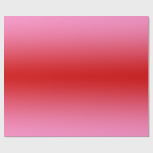 Rood roze gradiënt ombré #2 cadeaupapier (Vlak)