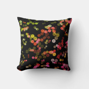 Rood Roze Groen Geel Abstract Bubble Patroon Kussen