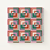 Rood roze groen notitieboek (Achterkant)
