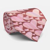 rood, roze harten, liefde, geschenk, hart, liefde, stropdas (Opgerold)