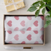 Rood + roze hartsatroop Valentijnsdag Tissuepapier (Geschenk)