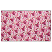 Rood roze Iris schilderij botanische kunst patroon Stof (Fat Quarter)