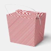 Rood Roze Kerst Baby shower Bedankdoosjes (Achterkant)
