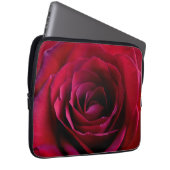 Rood roze laptophoes Romantisch Roos tablet Hoesje Laptop Sleeve (Voorkant Rechts)
