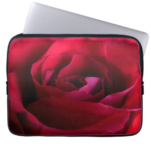 Rood roze laptophoes Romantisch Roos tablet Hoesje Laptop Sleeve