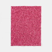 Rood Roze Mozaïek Glitter Fleece Deken (Voorkant)