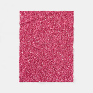 Rood Roze Mozaïek Glitter Fleece Deken