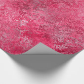 Rood roze papier voor het oppakken van cadeaus (Hoek)