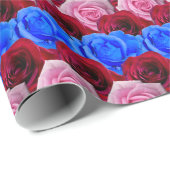 Rood roze papier voor roomvormig Roos (Rol Hoek)