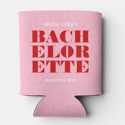 Rood Roze & Rode Meidenavrije Weekend Blikjeskoeler (Achterkant)