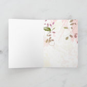 Rood & Roze Roze Dank je wel Bedankkaart (Binnen)