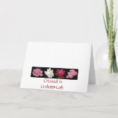 Rood roze roze notitiekaarten (Achterkant)