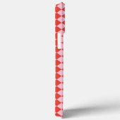 Rood & Roze Schachbrettpatroon Persoonlijk Case-Mate iPhone Case (Achterkant / Rechts)