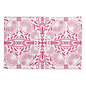 Rood Roze Sheashells Koraal Modern Bold Beach Hous Kussensloop (Achterkant)