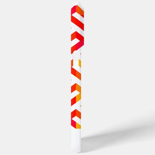 Rood Roze Sinaasappel Geel Mideeuwse Kunstpatroon Case-Mate iPhone Case (Achterkant / Rechts)