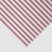 Rood Roze Strepen Kerst Tissuepapier (Detail)