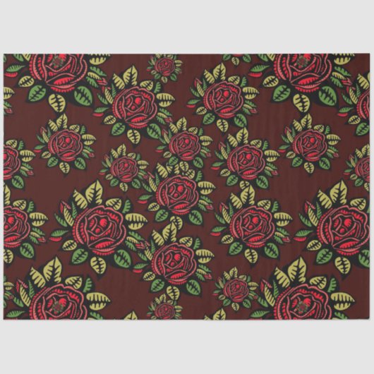 Rood roze tissuepapier (Voorkant)