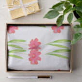 Rood, roze Waterverf ventilatorpatroon Tissuepapier (Geschenk)