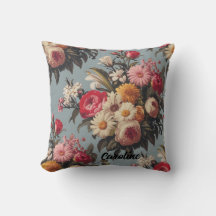  rood, roze, wit en geel bloemenboeket
