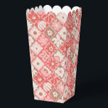 Rood Roze Wit  Retro Floral Groovy Bedankdoosjes<br><div class="desc">Rood Roze Wit  Retro Floral Trendy Popcorn Favor Box beschikt over  retro roze,  rode en witte groovy bloemen. Ideaal voor verjaardagsfeestjes,  Moederdag-feesten,  paasfeesten,  zakelijke evenementen,  baby showers en meer. Creëer door Evco Studio www.zazzle.com/store/evcostudio</div>