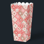 Rood Roze Wit  Retro Floral Groovy Bedankdoosjes<br><div class="desc">Rood Roze Wit  Retro Floral Trendy Popcorn Favor Box beschikt over  retro roze,  rode en witte groovy bloemen. Ideaal voor verjaardagsfeestjes,  Moederdag-feesten,  paasfeesten,  zakelijke evenementen,  baby showers en meer. Creëer door Evco Studio www.zazzle.com/store/evcostudio</div>