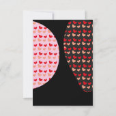 rood roze zwart hart liefdesbrief SAVE de data Save The Date (Achterkant)