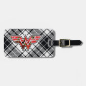 Rood rozen en gegoten Logo Bagagelabel (Voorkant horizontaal)