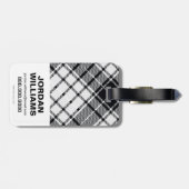 Rood rozen en gegoten Logo Bagagelabel (Achterkant horizontaal)