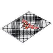 Rood rozen en gegoten Logo Notitieboek (Linkerzijde)