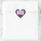 Rood rozen Hartbokstickers Hart Sticker (Tas)