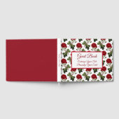  rood rozen Romantic Floral Pattern Gastenboek (Volledig)