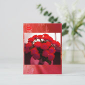 Rood rozen Valentijn II Briefkaart -  (Staand voorkant)