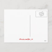 Rood rozen Valentijn II Briefkaart -  (Achterkant)