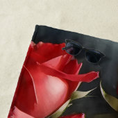   rood Rozen waterverf schilderij Strandlaken (In situ)