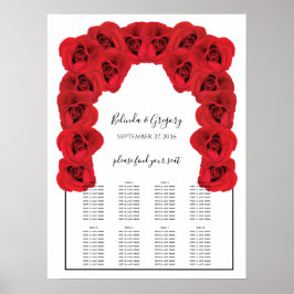 Rood rozen weddenschap poster