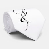 Rood rozenjuffrouw Tribal Ontwerp van Tattoo Stropdas (Opgerold)