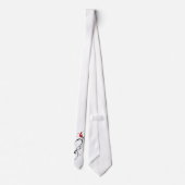 Rood rozenjuffrouw Tribal Ontwerp van Tattoo Stropdas (Achterkant)