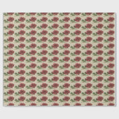 rood rozenomverpakkingspapier cadeaupapier (Vlak)