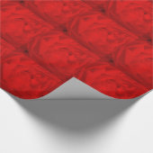 Rood rozenpapier cadeaupapier (Hoek)