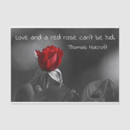 Rood rozenpapier tissuepapier