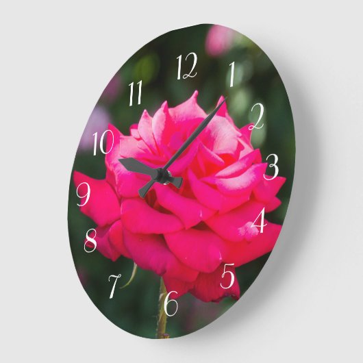 Rood rozenprofiel grote klok (Hoek)