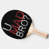 Rood Rubber Terug Tafeltennisbatje (Zijkant)