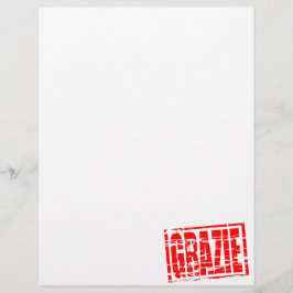 Rood rubberstempel sorteren effect